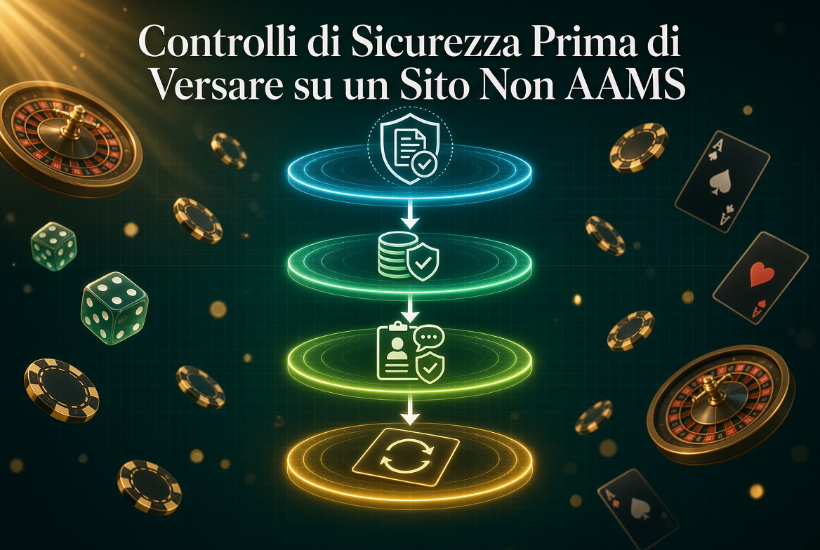 Controlli di sicurezza prima di versare su un sito non AAMS: verifica del sigillo di licenza, separazione dei fondi, gestione dei reclami e rotazione dei mirror